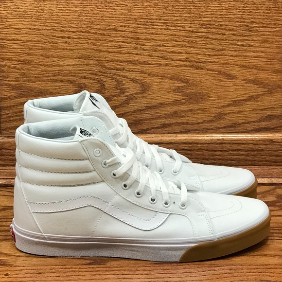 Vans Sk8 Hi Reissue Gum Bumper True White Shoes* - Picture 3 of 7